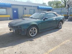 Salvage cars for sale from Copart Wichita, KS: 2002 Ford Mustang
