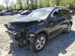 Toyota Rav4 salvage cars for sale: 2015 Toyota Rav4 XLE