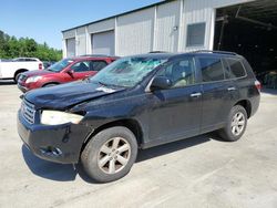 Salvage cars for sale from Copart Gaston, SC: 2008 Toyota Highlander