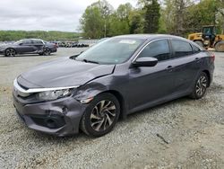 Honda salvage cars for sale: 2016 Honda Civic EX