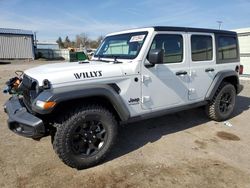 Jeep salvage cars for sale: 2022 Jeep Wrangler Unlimited Sport