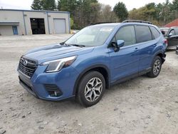 Salvage cars for sale from Copart Mendon, MA: 2022 Subaru Forester Premium