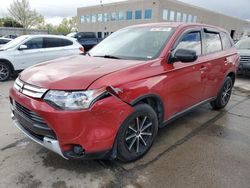 Mitsubishi salvage cars for sale: 2015 Mitsubishi Outlander ES