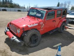 Vehiculos salvage en venta de Copart Bowmanville, ON: 2016 Jeep Wrangler Unlimited Sahara