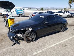 Salvage cars for sale from Copart Van Nuys, CA: 2018 Mercedes-Benz C 43 4matic AMG
