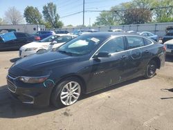 Vehiculos salvage en venta de Copart Moraine, OH: 2018 Chevrolet Malibu LT