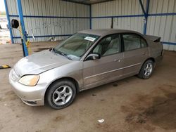 Honda Civic salvage cars for sale: 2002 Honda Civic LX