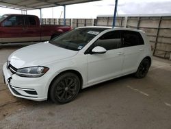2020 Volkswagen Golf en venta en Anthony, TX