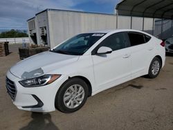 Salvage cars for sale from Copart Fresno, CA: 2017 Hyundai Elantra SE