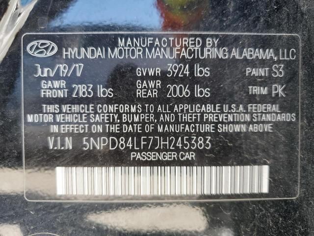 2018 Hyundai Elantra SEL