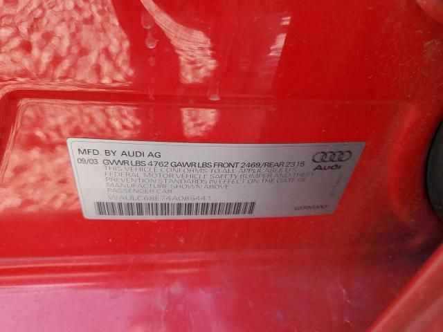 2004 Audi A4 1.8T Quattro
