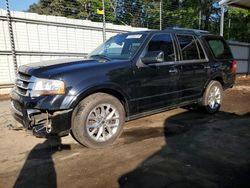 Ford Expedition salvage cars for sale: 2016 Ford Expedition Limited