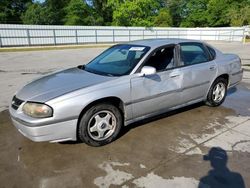 Chevrolet Impala salvage cars for sale: 2001 Chevrolet Impala