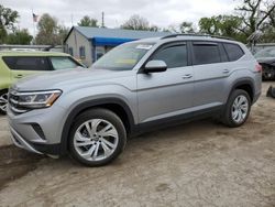 Salvage cars for sale from Copart Wichita, KS: 2022 Volkswagen Atlas SE