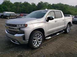 Chevrolet Silverado k1500 ltz salvage cars for sale: 2020 Chevrolet Silverado K1500 LTZ