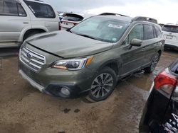 Subaru Outback 2.5i Limited salvage cars for sale: 2017 Subaru Outback 2.5I Limited