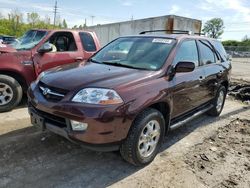 Acura MDX salvage cars for sale: 2001 Acura MDX Touring
