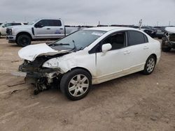 Salvage cars for sale from Copart Amarillo, TX: 2009 Honda Civic LX