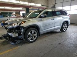 Toyota salvage cars for sale: 2018 Toyota Highlander Limited