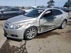 Chevrolet salvage cars for sale: 2013 Chevrolet Malibu LTZ