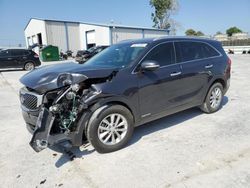 Salvage cars for sale from Copart Tulsa, OK: 2018 KIA Sorento LX