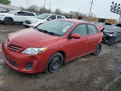 Toyota Corolla salvage cars for sale: 2013 Toyota Corolla Base