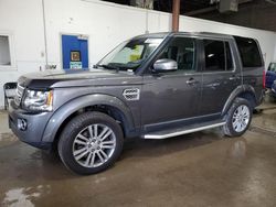 Land Rover salvage cars for sale: 2015 Land Rover LR4 HSE Luxury