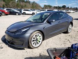2022 Tesla Model 3 en venta en Mendon, MA