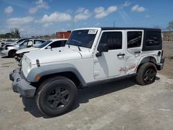 Salvage cars for sale from Copart Homestead, FL: 2016 Jeep Wrangler Unlimited Sport