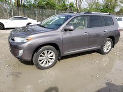 2013 Toyota Highlander Hybrid Limited en venta en Cicero, IN