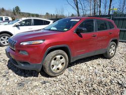 Vehiculos salvage en venta de Copart Candia, NH: 2015 Jeep Cherokee Sport