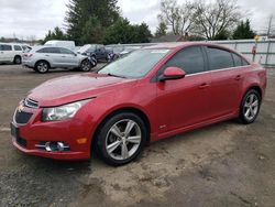 Salvage cars for sale from Copart Finksburg, MD: 2012 Chevrolet Cruze LT