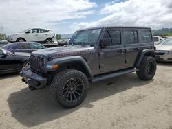 Salvage cars for sale from Copart San Martin, CA: 2021 Jeep Wrangler Unlimited Rubicon