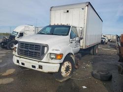 Salvage cars for sale from Copart Woodhaven, MI: 2002 Ford F650 Super Duty