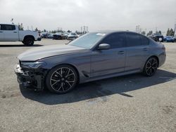 Salvage cars for sale from Copart Rancho Cucamonga, CA: 2022 BMW 530 I