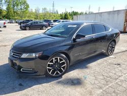 Chevrolet salvage cars for sale: 2018 Chevrolet Impala LT