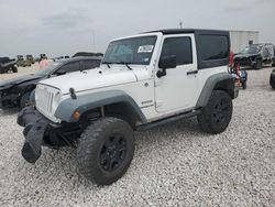 Salvage cars for sale from Copart Temple, TX: 2013 Jeep Wrangler Sport