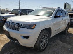 2018 Jeep Grand Cherokee Overland en venta en Chicago Heights, IL