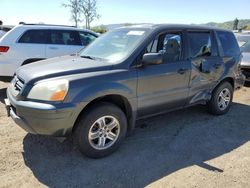 Salvage cars for sale from Copart San Martin, CA: 2005 Honda Pilot LX