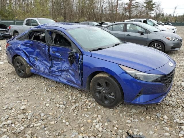 2022 Hyundai Elantra Blue