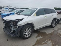 Vehiculos salvage en venta de Copart Grand Prairie, TX: 2015 Toyota Highlander LE