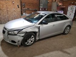 Salvage cars for sale from Copart Ebensburg, PA: 2014 Chevrolet Cruze LS