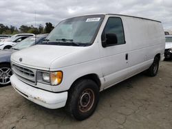 Ford Econoline salvage cars for sale: 2001 Ford Econoline E150 Van