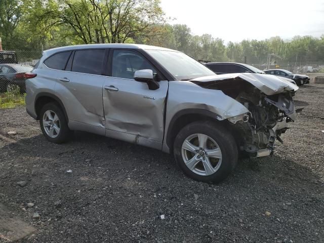 2021 Toyota Highlander Hybrid LE