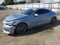 Salvage cars for sale from Copart Finksburg, MD: 2017 Infiniti Q60 Premium