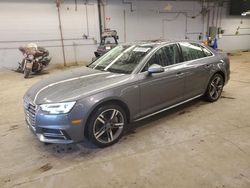 Salvage cars for sale from Copart Wheeling, IL: 2017 Audi A4 Premium Plus