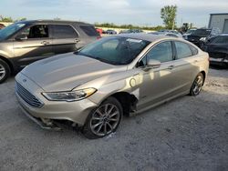 Salvage cars for sale from Copart Kansas City, KS: 2017 Ford Fusion SE Phev