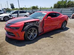 Salvage cars for sale from Copart Miami, FL: 2017 Chevrolet Camaro LT