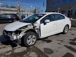 Vehiculos salvage en venta de Copart Littleton, CO: 2013 Honda Civic LX