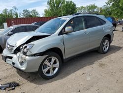 Lexus RX 400H salvage cars for sale: 2008 Lexus RX 400H